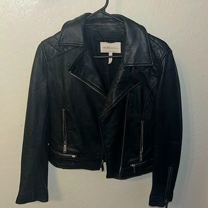 bcbgeneration black leather jacket